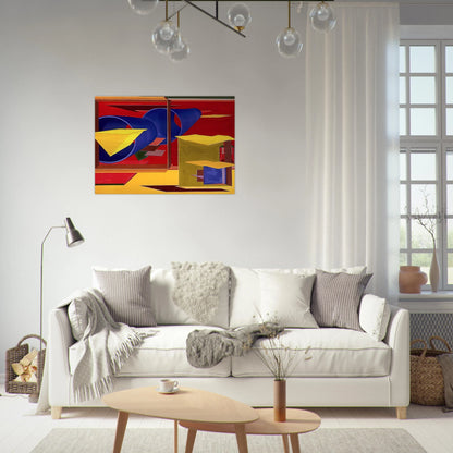 Pachinko - Al Held Brushed Aluminum Print - 70x100 cm / 28x40 inches | Al Held Aluminum Print | Al Held Prints