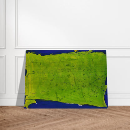 Untitled  Blue-Green  - Sam Francis Brushed Aluminum Print - 70x100 cm / 28x40 inches | Sam Francis Aluminum Print | Sam Francis Prints