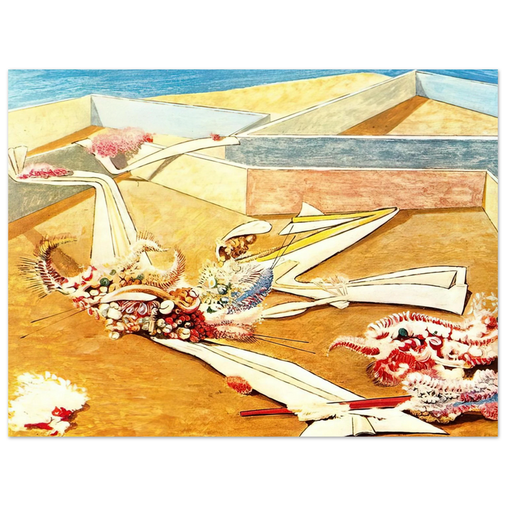 Max Ernst - Flying Horse Garden  75x100 cm / 30x40inches Fine Art Poster
