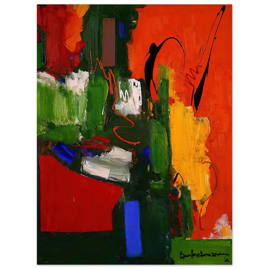 Hans Hofmann - The Lark  75x100 cm / 30x40inches Fine Art Poster