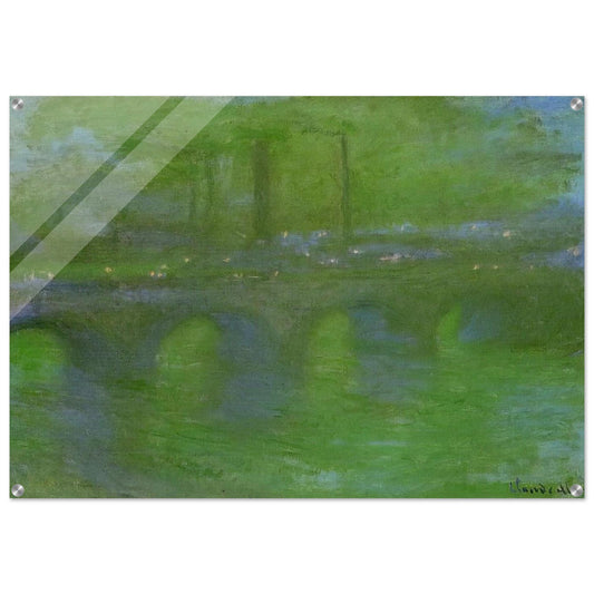 Waterloo Bridge, Dawn - claude monet Acrylic Print - 70x100 cm / 28x40″ inches
