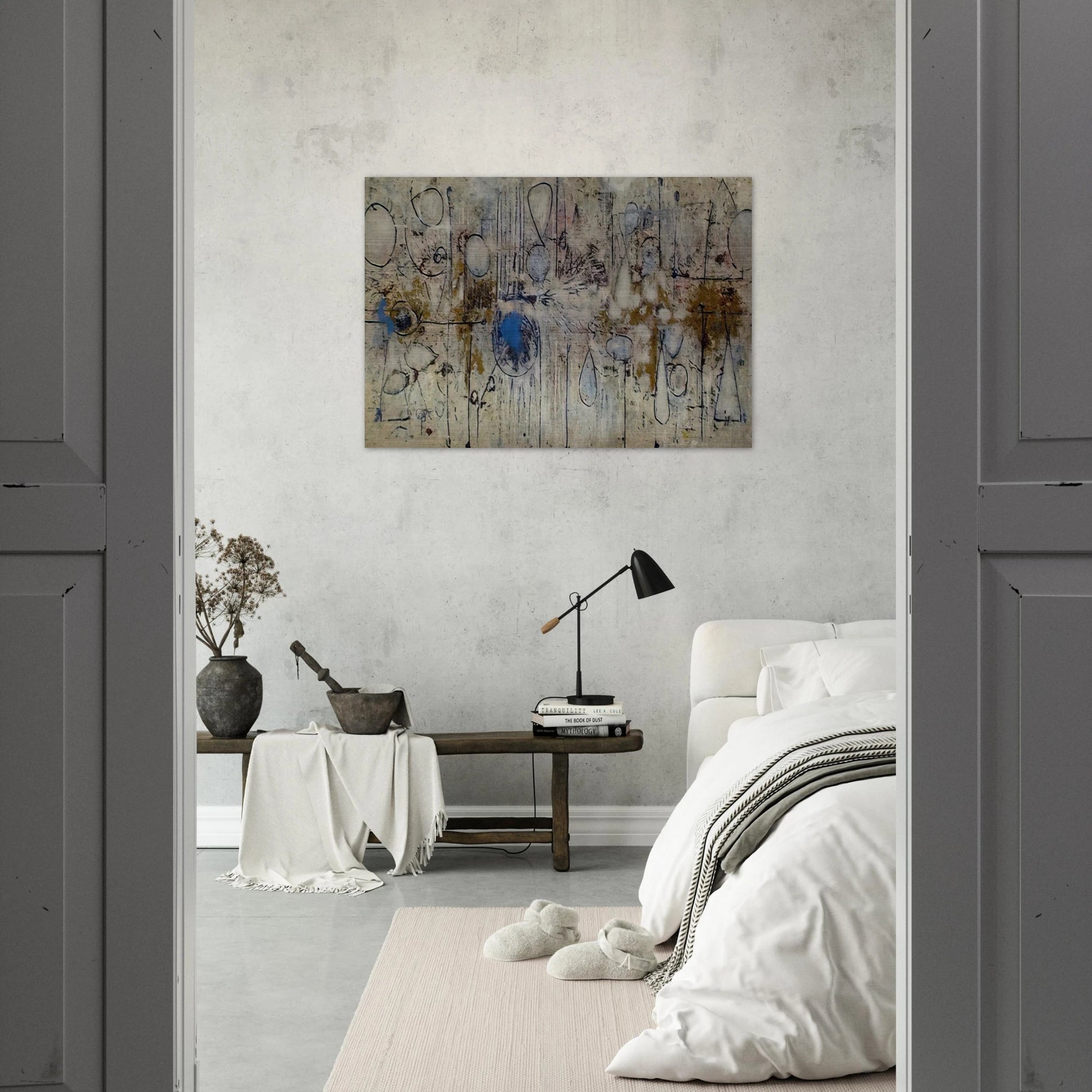 By the Sea - 1957 - Richard Pousette-Dart Brushed Aluminum Print - 70x100 cm / 28x40 inches | Richard Pousette-Dart Aluminum Print | Richard Pousette-Dart Prints