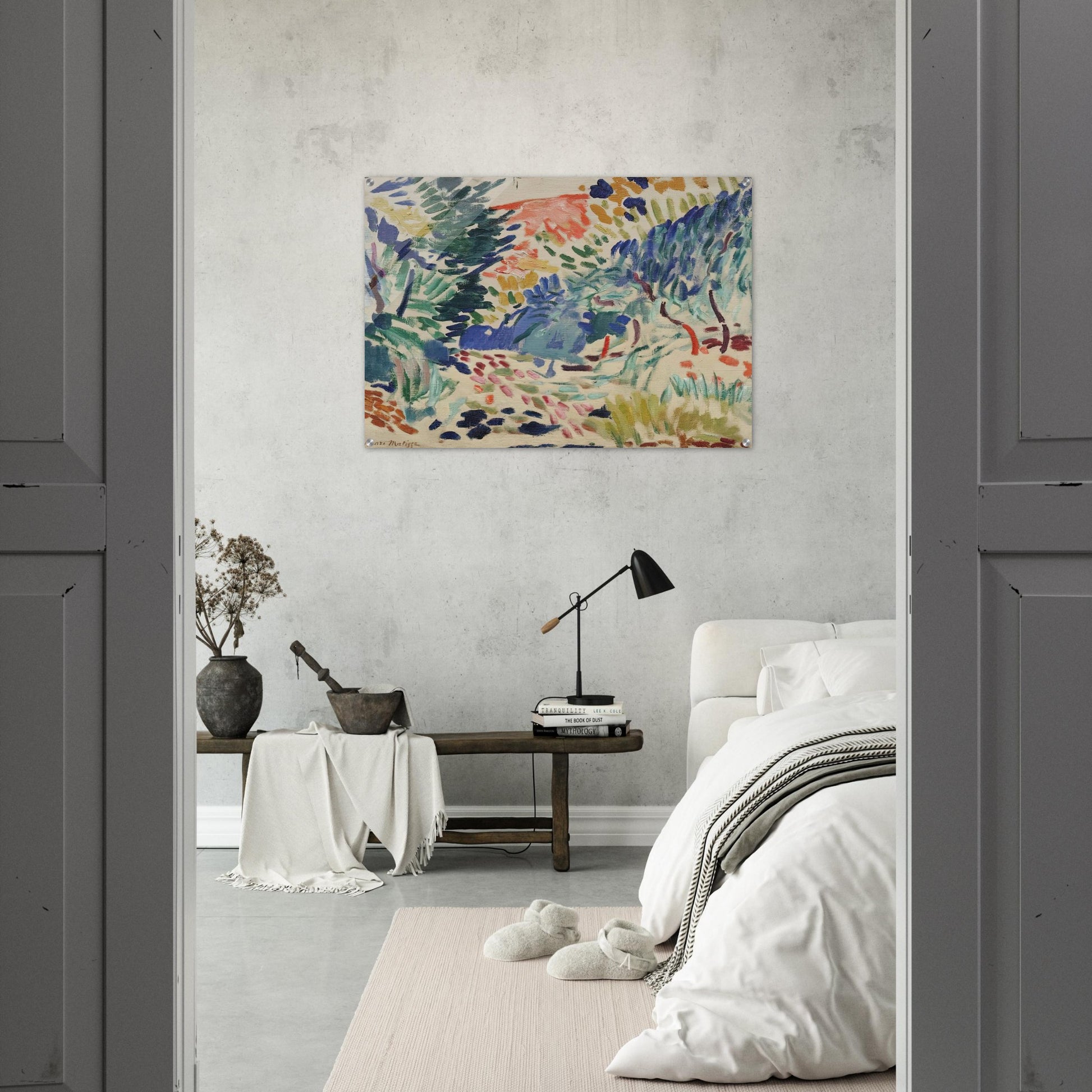 LANDSCAPE AT COLLIOURE 1905 - Henri Matisse Acrylic Print - 70x100 cm / 28x40″ inches | Henri Matisse Wall Art | Henri Matisse Prints
