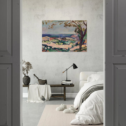 COLLIOURE LANDSCAPE 1906 - Henri Matisse Brushed Aluminum Print - 70x100 cm / 28x40 inches | Henri Matisse Aluminum Print | Henri Matisse Prints