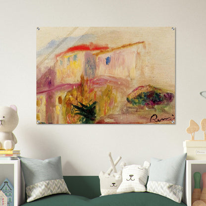 Le Poste at Cagnes study - Pierre-Auguste Renoir Acrylic Print - 70x100 cm / 28x40″ inches