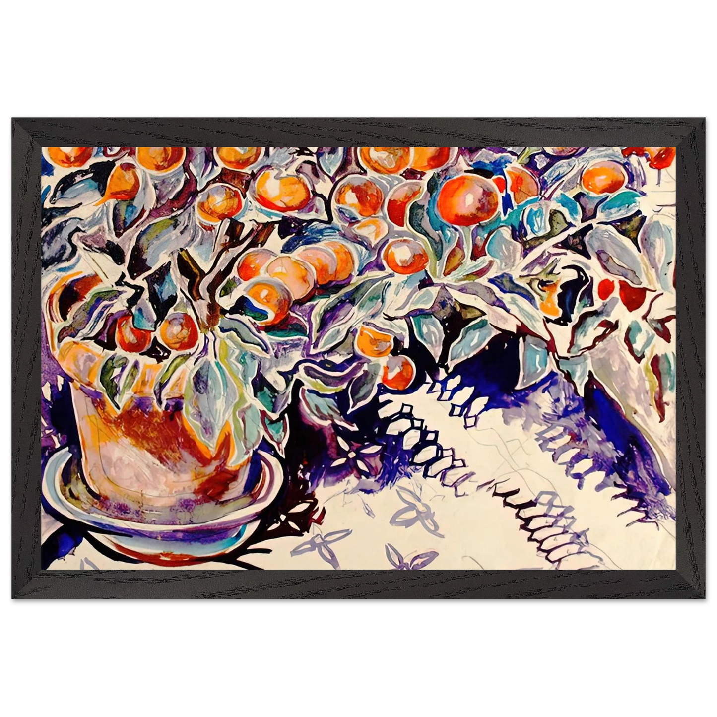Walter Inglis Anderson - Walter Anderson Wall art - 45x60 cm / 18x24 inches - Premium Wooden Framed Poster With Fine Art Paper-canvas - White frame