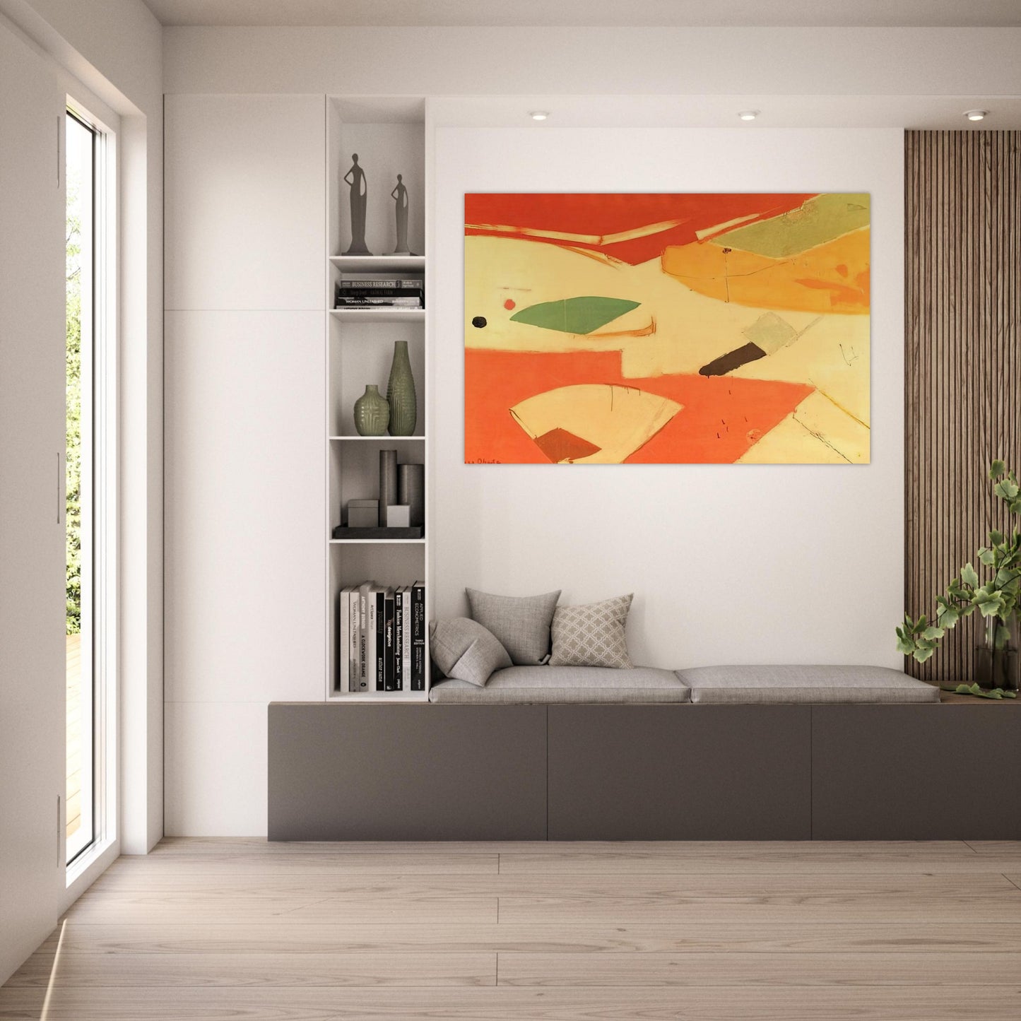Eventail - 1945 - Kenzo Okada Art Prints - 100x150 cm / 40x60″ inches | Kenzo Okada Poster | Kenzo Okada Prints