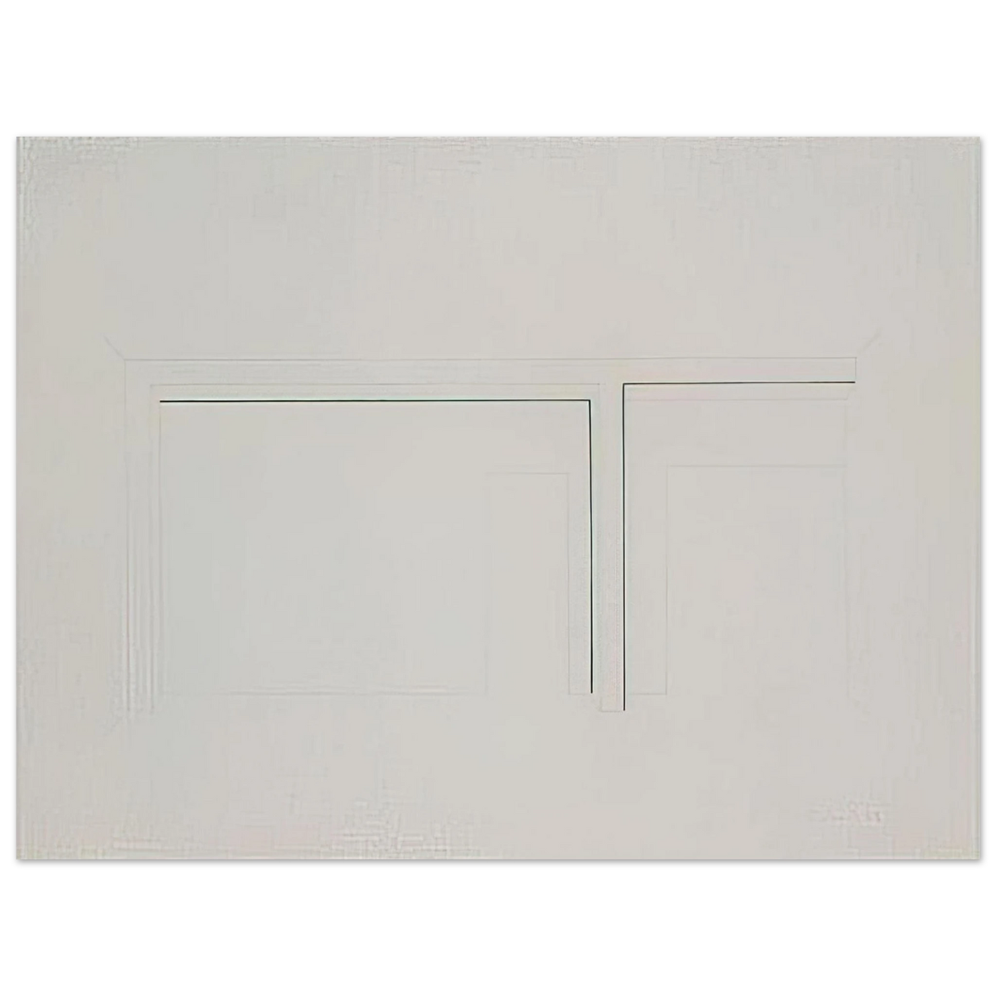 Fred Sandback - Untitled - 1983  75x100 cm / 30x40inches Fine Art Poster