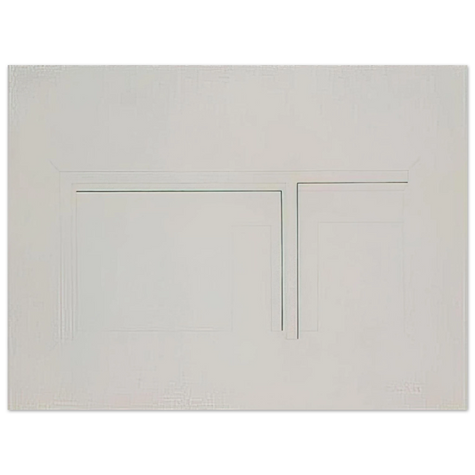 Fred Sandback - Untitled - 1983  75x100 cm / 30x40inches Fine Art Poster