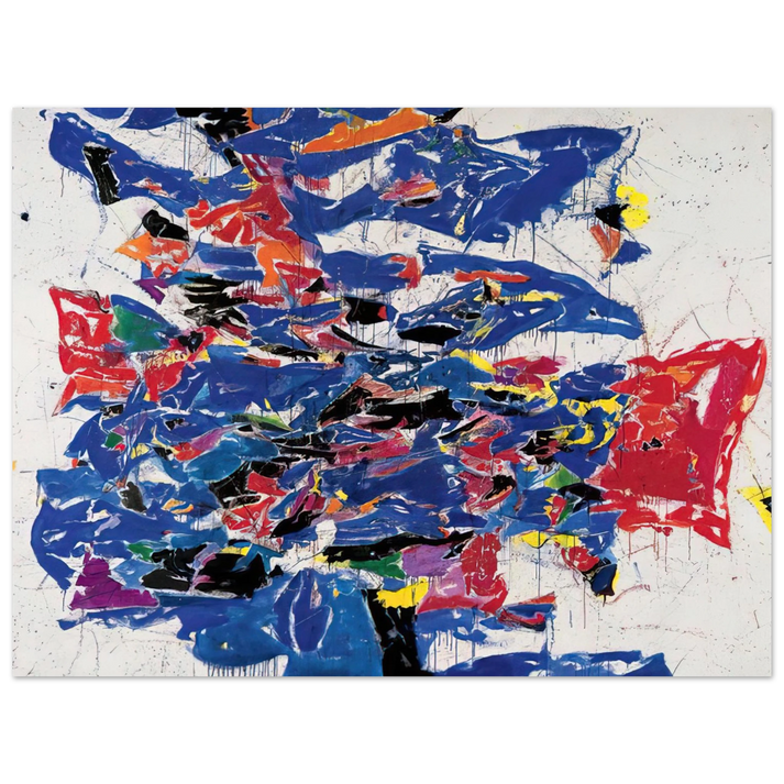 Sam Francis - Round the World  75x100 cm / 30x40inches Fine Art Poster