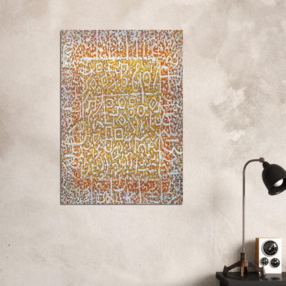 Golden Door - Richard Pousette-Dart Brushed Aluminum Print - 70x100 cm / 28x40 inches | Richard Pousette-Dart Aluminum Print | Richard Pousette-Dart Prints