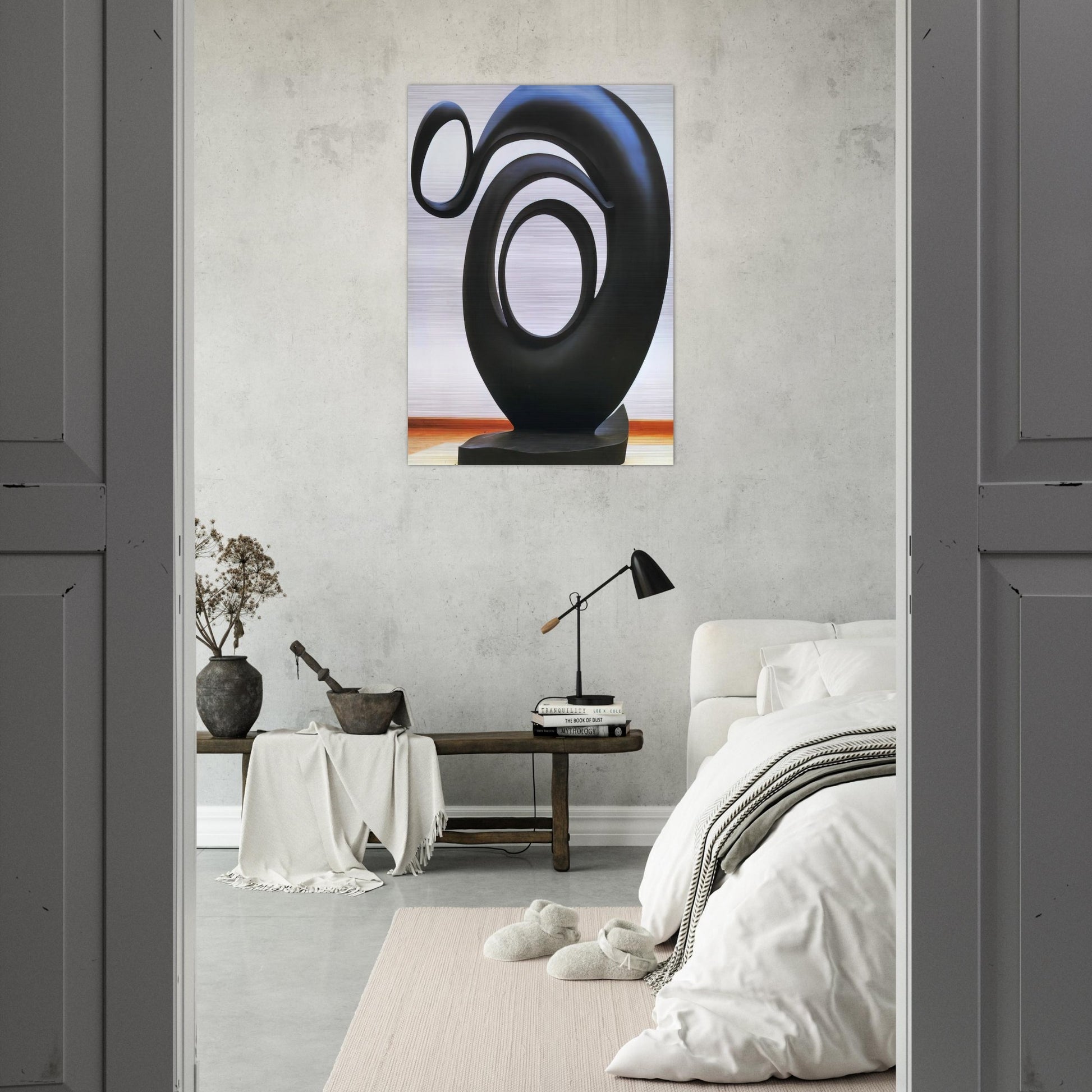 Abstraction - Georgia O'Keeffe Brushed Aluminum Print - 70x100 cm / 28x40 inches | Georgia O'Keeffe Aluminum Print | Georgia O'Keeffe Prints