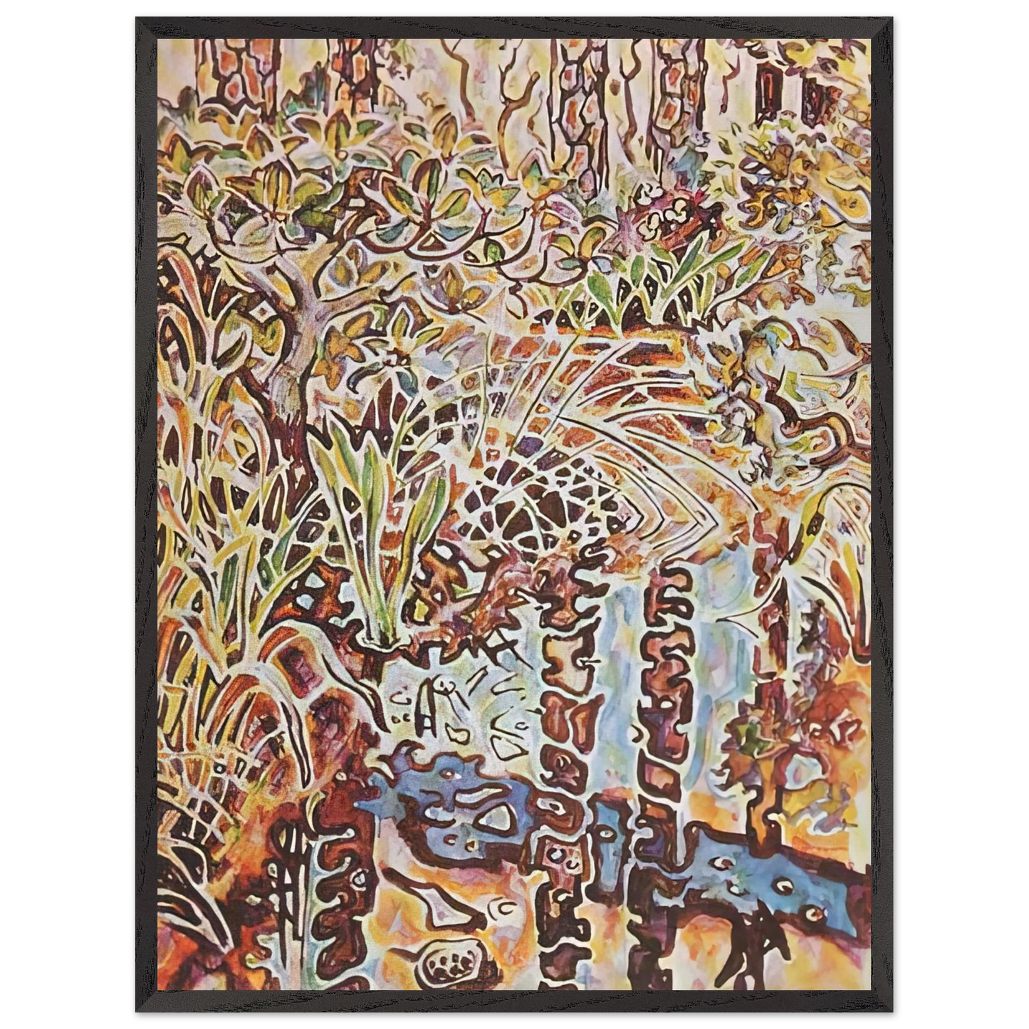 Walter Inglis Anderson - Walter Anderson Wall art - 30x45 cm / 12x18 inches - Premium Wooden Framed Poster With Fine Art Paper-canvas - Wood frame