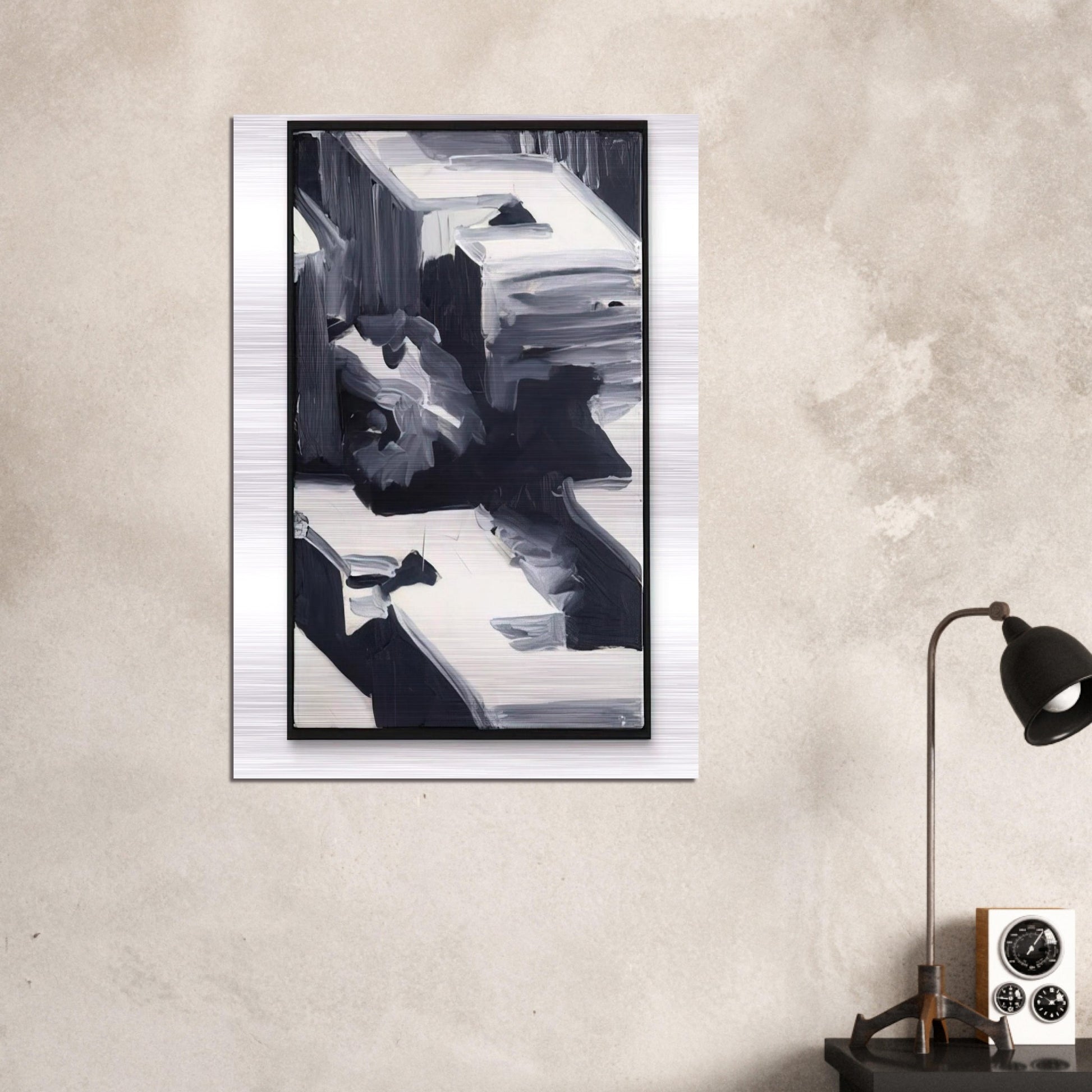 TOWNSCAPE 1968 1 - Gerhard Richter Brushed Aluminum Print - 70x100 cm / 28x40 inches | Gerhard Richter Aluminum Print | Gerhard Richter Prints