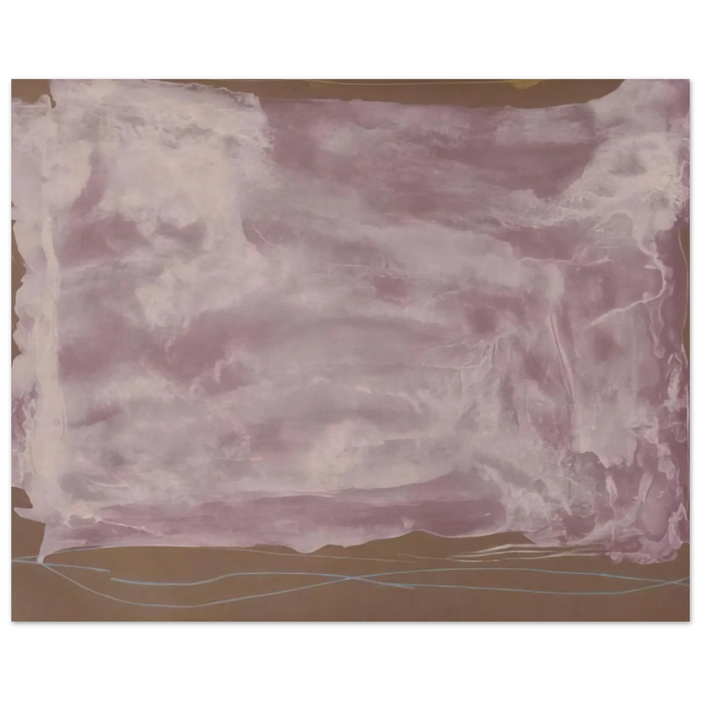 Helen Frankenthaler - Soho Dreams - 1987 Wall art - A1 (59.4 x 84.1  cm) - Premium Wooden Framed Poster With Fine Art Paper - Black frame