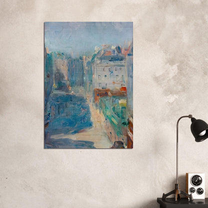 View of the Paris Hotel - Tarsila do Amaral Brushed Aluminum Print - 70x100 cm / 28x40 inches | Tarsila do Amaral Aluminum Print | Tarsila do Amaral Prints