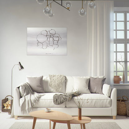 UNTITLED 5 - Philip Guston Brushed Aluminum Print - 70x100 cm / 28x40 inches | Philip Guston Aluminum Print | Philip Guston Prints