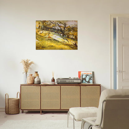 LANDSCAPE 1 - Chaim Soutine Brushed Aluminum Print - 70x100 cm / 28x40 inches | Chaim Soutine Aluminum Print | Chaim Soutine Prints