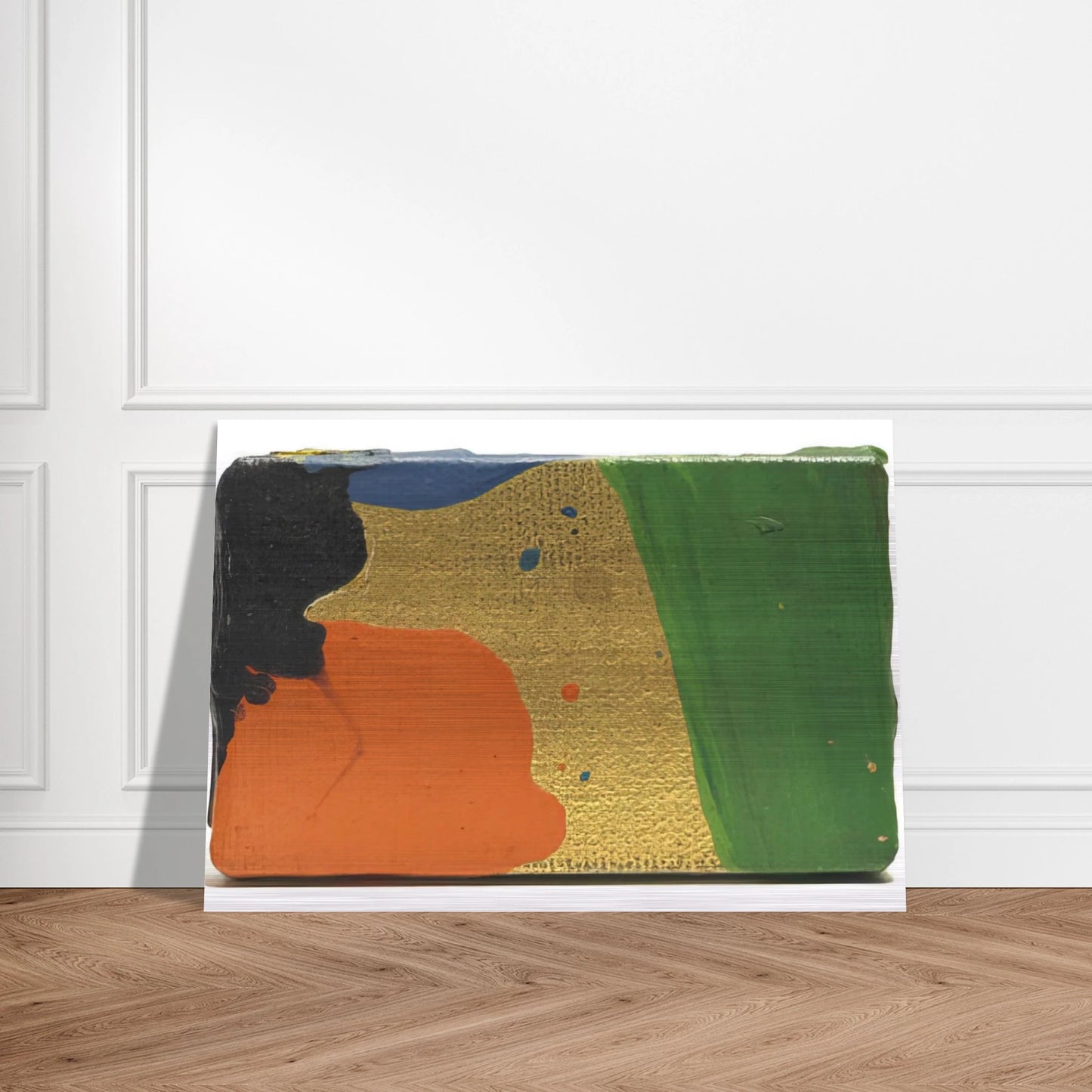 Untitled  Sam Francis for Arnold Newman  - Sam Francis Brushed Aluminum Print - 70x100 cm / 28x40 inches | Sam Francis Aluminum Print | Sam Francis Prints