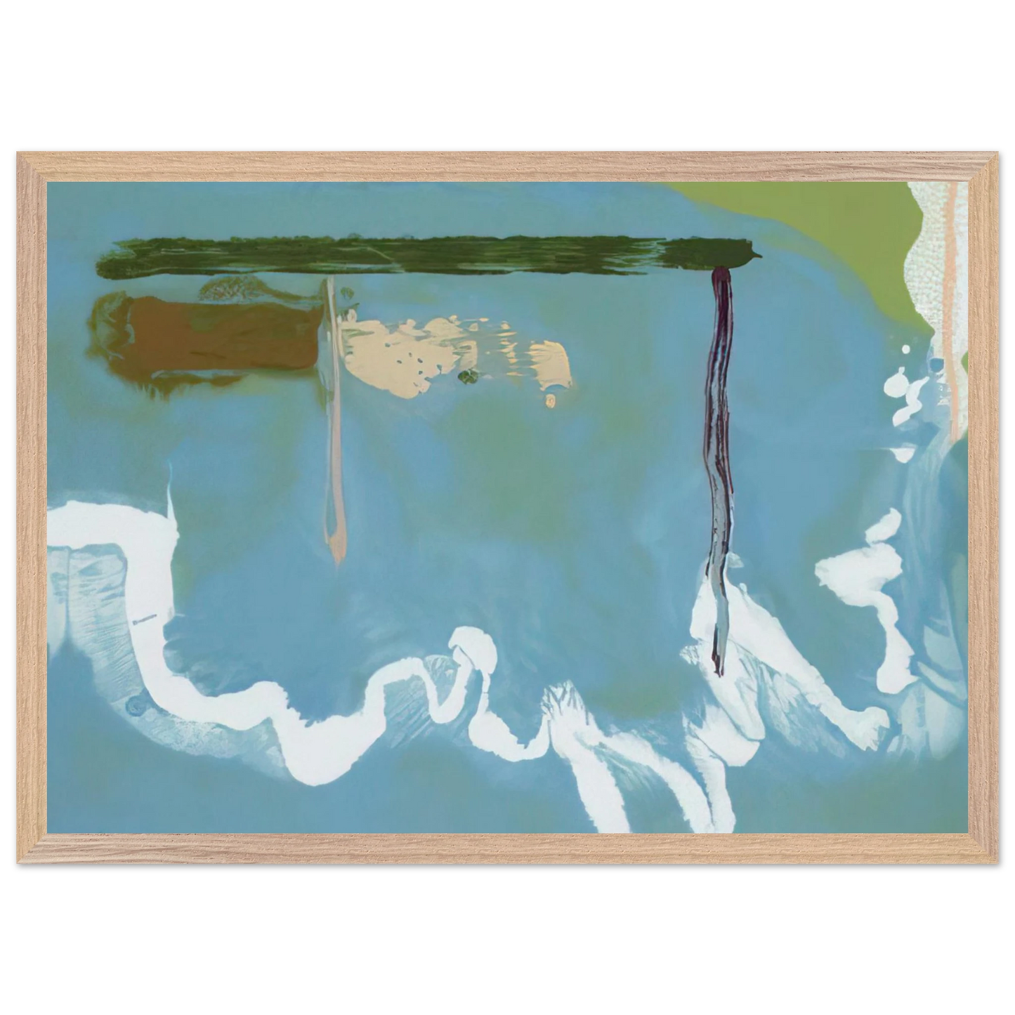 Helen Frankenthaler - Skywriting - 1997 Wall art - 45x60 cm / 18x24 inches - Fine Art Poster-canvas - -