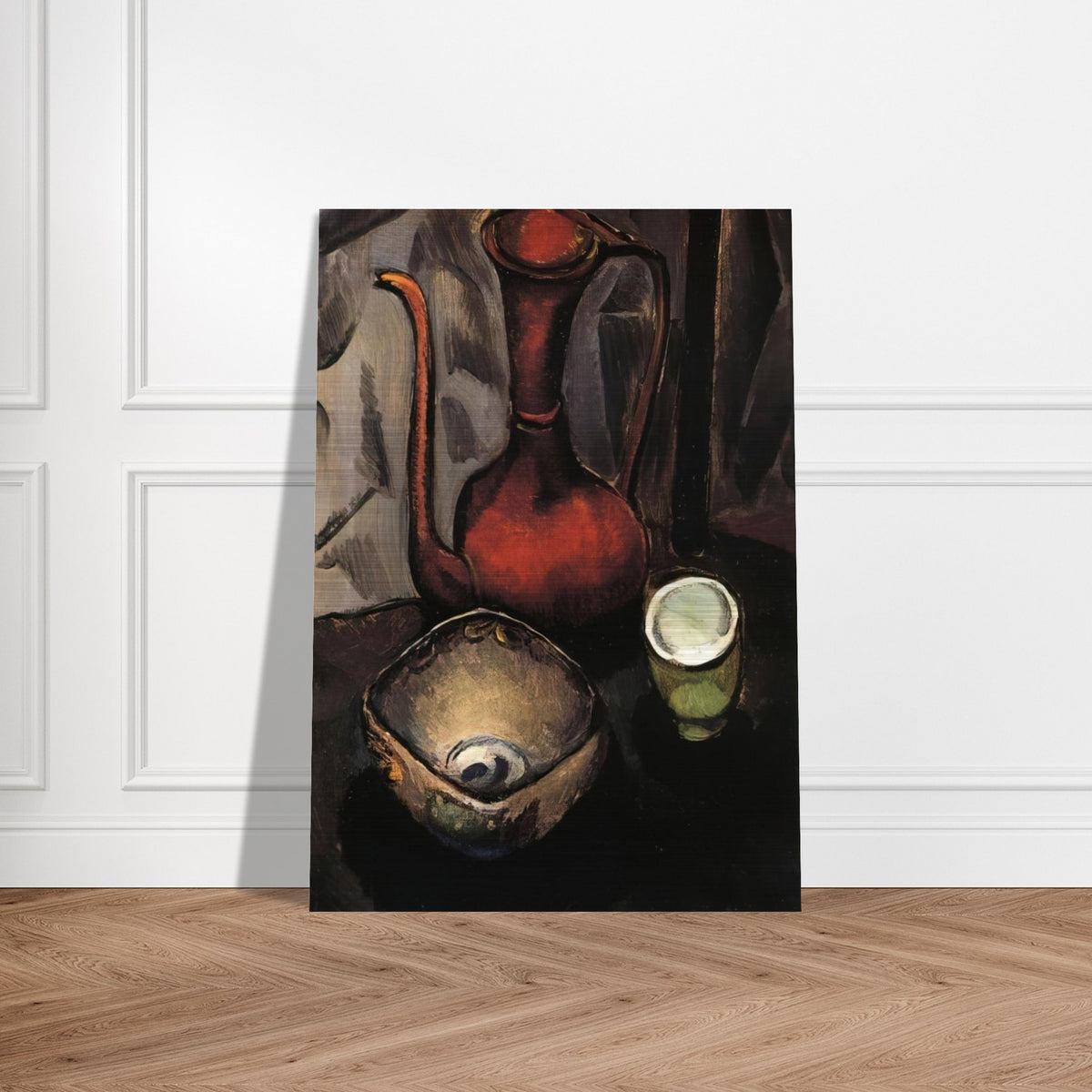 STILL LIFE WITH RED TEA KETTLE - Man Ray Brushed Aluminum Print - 70x100 cm / 28x40 inches | Man Ray Aluminum Print | Man Ray Prints