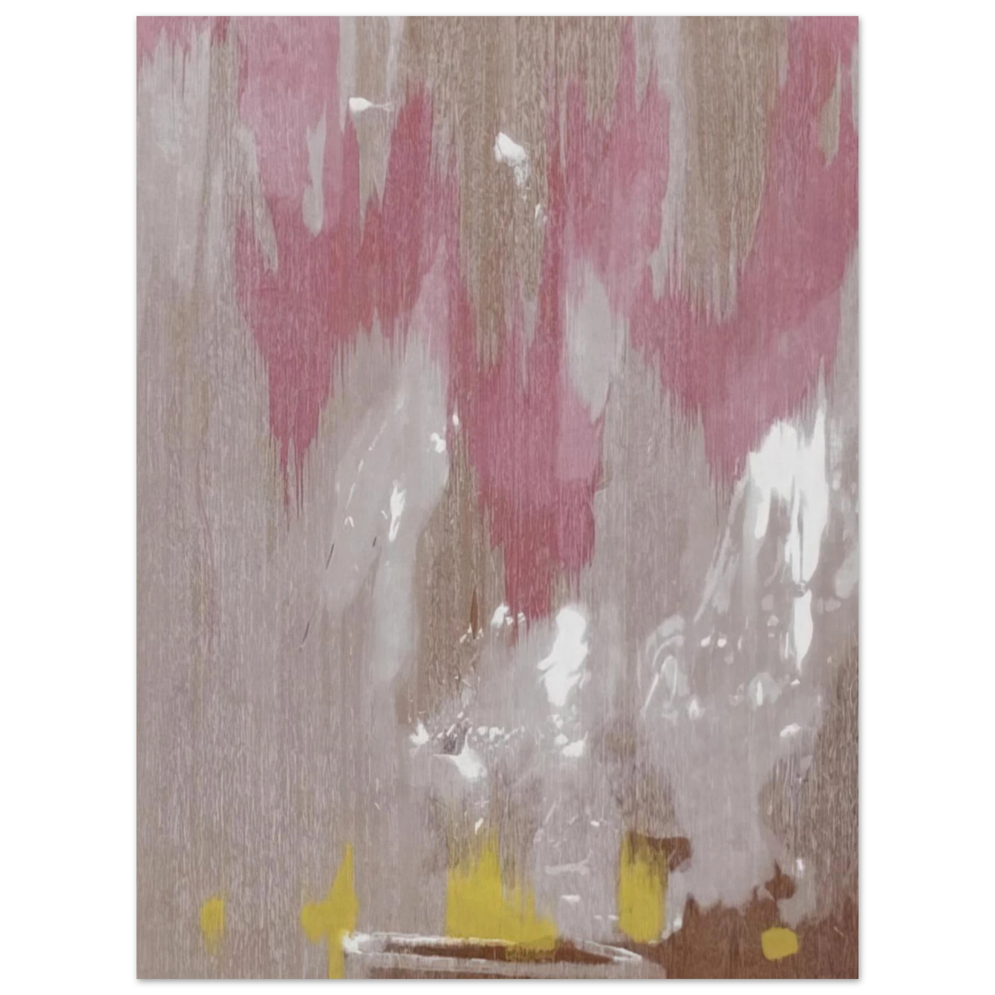 Helen Frankenthaler - Tales of Genji IV - 1998 Wall art - 70x100 cm / 28x40 inches - Premium Wooden Framed Poster With Fine Art Paper-canvas - Wood frame