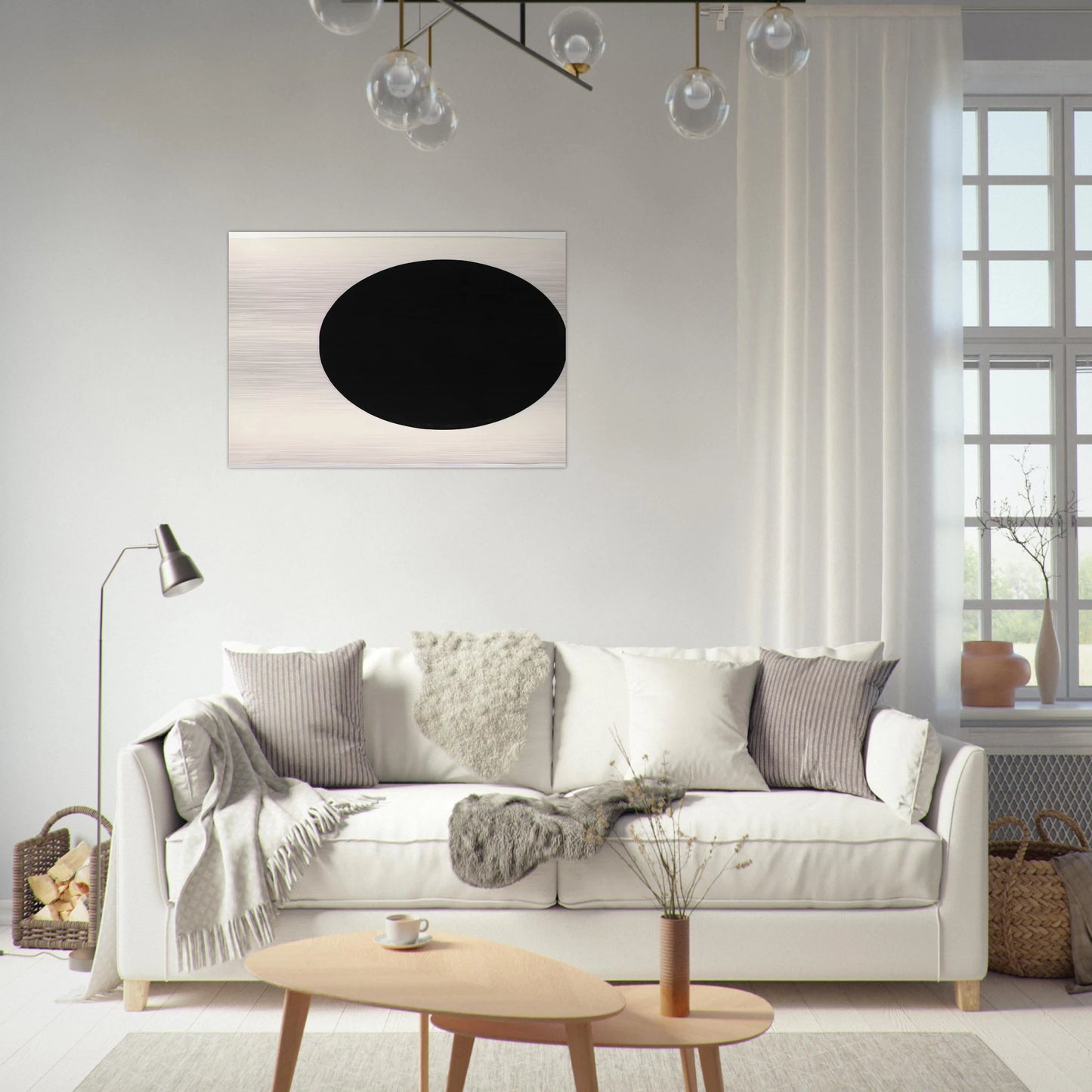 Circle Form - Ellsworth Kelly Brushed Aluminum Print - 70x100 cm / 28x40 inches | Ellsworth Kelly Aluminum Print | Ellsworth Kelly Prints