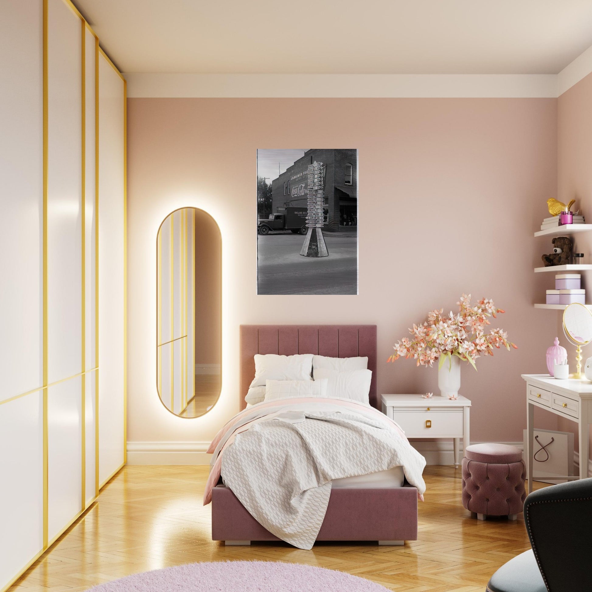 SIGNS - Ben Shahn Brushed Aluminum Print - 70x100 cm / 28x40 inches | Ben Shahn Aluminum Print | Ben Shahn Prints