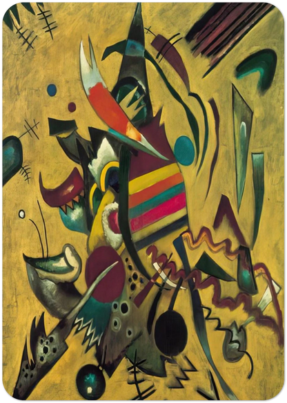 NOT_DETECTED_189366 By Wassily Kandinsky Pack of 10 Post Cards | Wassily Kandinsky Post Cards | A6 (10.5 x 14.8 cm) - 4.1 x 5.8 inches