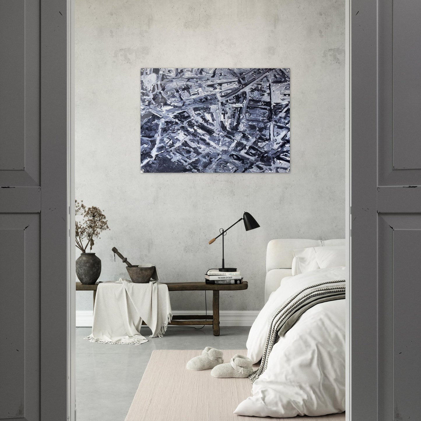 TOWNSCAPE PL 1970 0 - Gerhard Richter Acrylic Print - 70x100 cm / 28x40″ inches