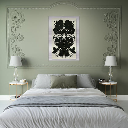 Rorschach - Andy Warhol Brushed Aluminum Print - 70x100 cm / 28x40 inches | Andy Warhol Aluminum Print | Andy Warhol Prints