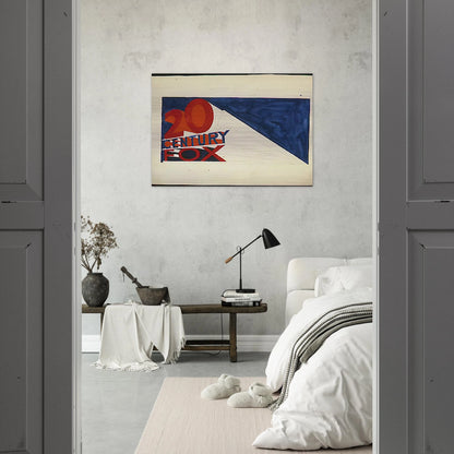TRADEMARK 6 1962 - Edward Ruscha Brushed Aluminum Print - 70x100 cm / 28x40 inches | Edward Ruscha Aluminum Print | Edward Ruscha Prints