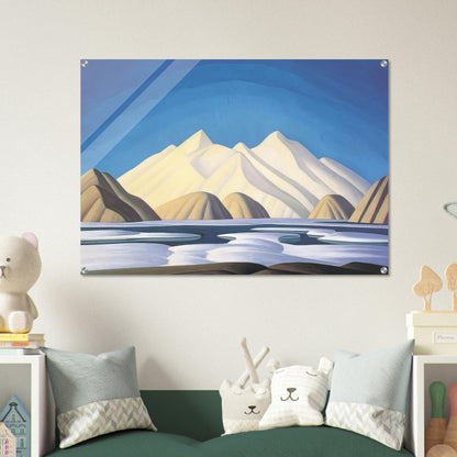 Baffin Island - 1931 - Lawren Harris Acrylic Print - 70x100 cm / 28x40″ inches | Lawren Harris Wall Art | Lawren Harris Prints