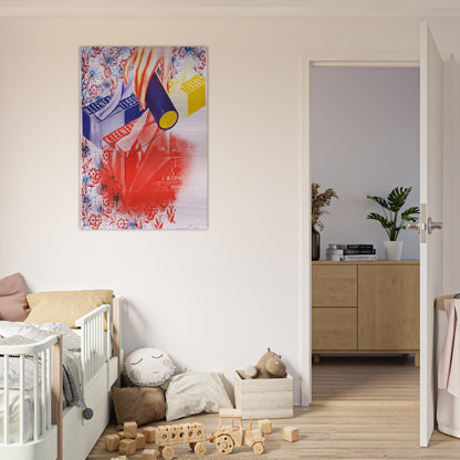 Campaign - James Rosenquist Brushed Aluminum Print - 70x100 cm / 28x40 inches | James Rosenquist Aluminum Print | James Rosenquist Prints