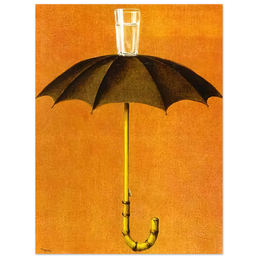 Rene Magritte - HEGEL S HOLIDAY 1958  75x100 cm / 30x40inches Fine Art Poster