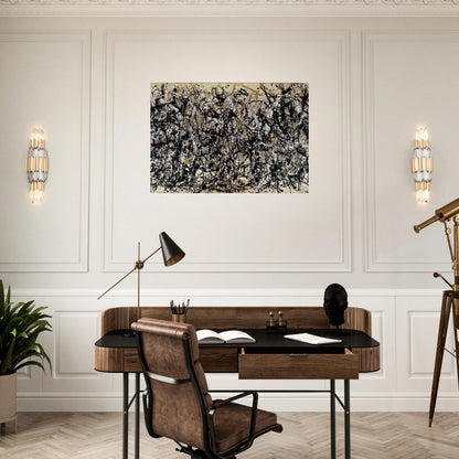NOT_DETECTED_185311 - Jackson Pollock Brushed Aluminum Print - 70x100 cm / 28x40 inches | Jackson Pollock Aluminum Print | Jackson Pollock Prints