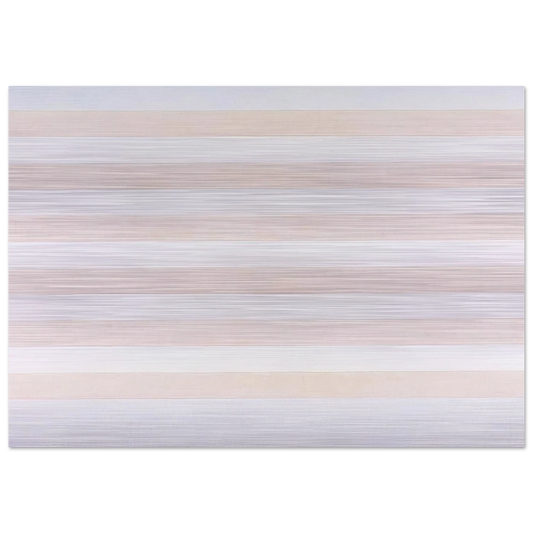 Happy Holiday - Agnes Martin Brushed Aluminum Print - 70x100 cm / 28x40 inches | Agnes Martin Aluminum Print | Agnes Martin Prints