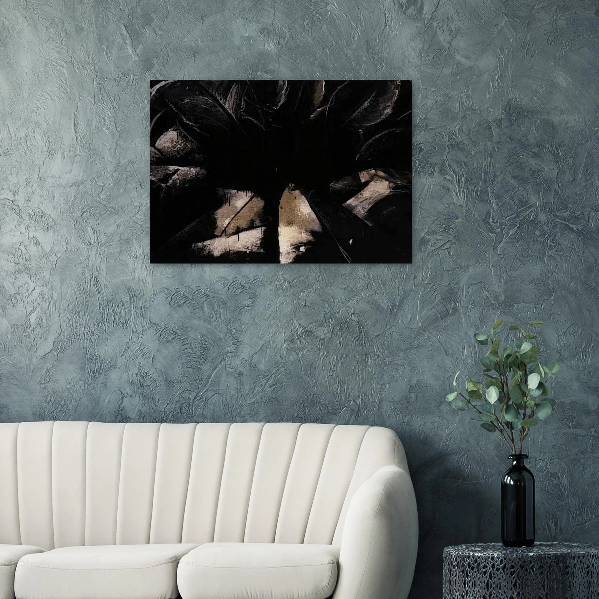 Jay DeFeo/BIG/Cabbage Rose - Jay DeFeo Brushed Aluminum Print - 70x100 cm / 28x40 inches | Jay DeFeo Aluminum Print | Jay DeFeo Prints