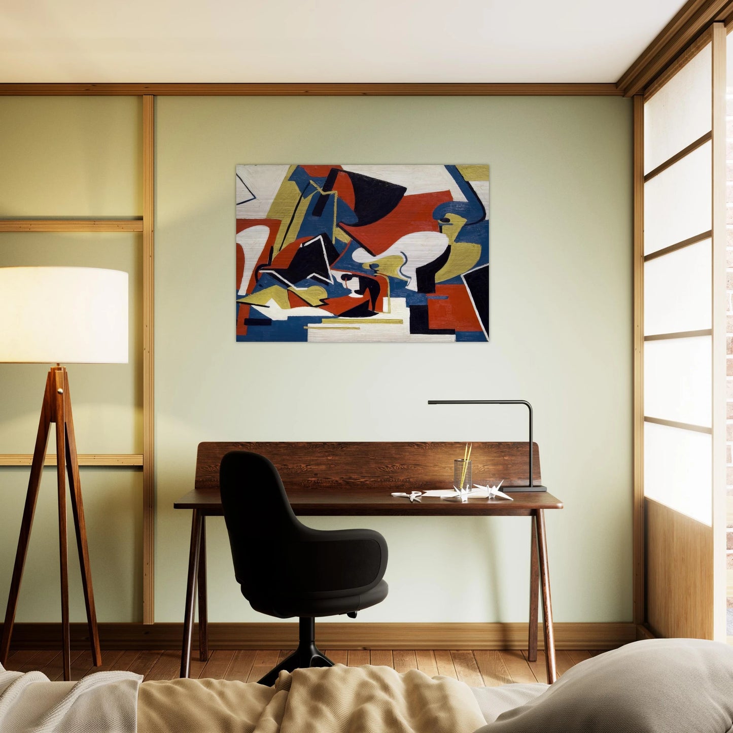 Untitled - Lee Krasner Brushed Aluminum Print - 70x100 cm / 28x40 inches | Lee Krasner Aluminum Print | Lee Krasner Prints