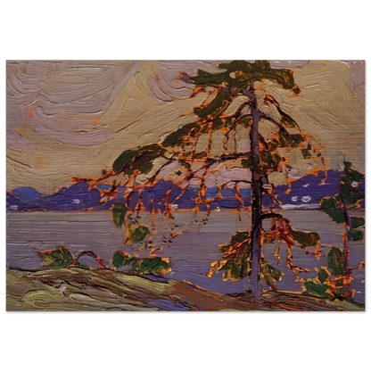 SKETCH FOR THE JACK PINE 1916 - Tom Thomson Brushed Aluminum Print - 70x100 cm / 28x40 inches | Tom Thomson Aluminum Print | Tom Thomson Prints