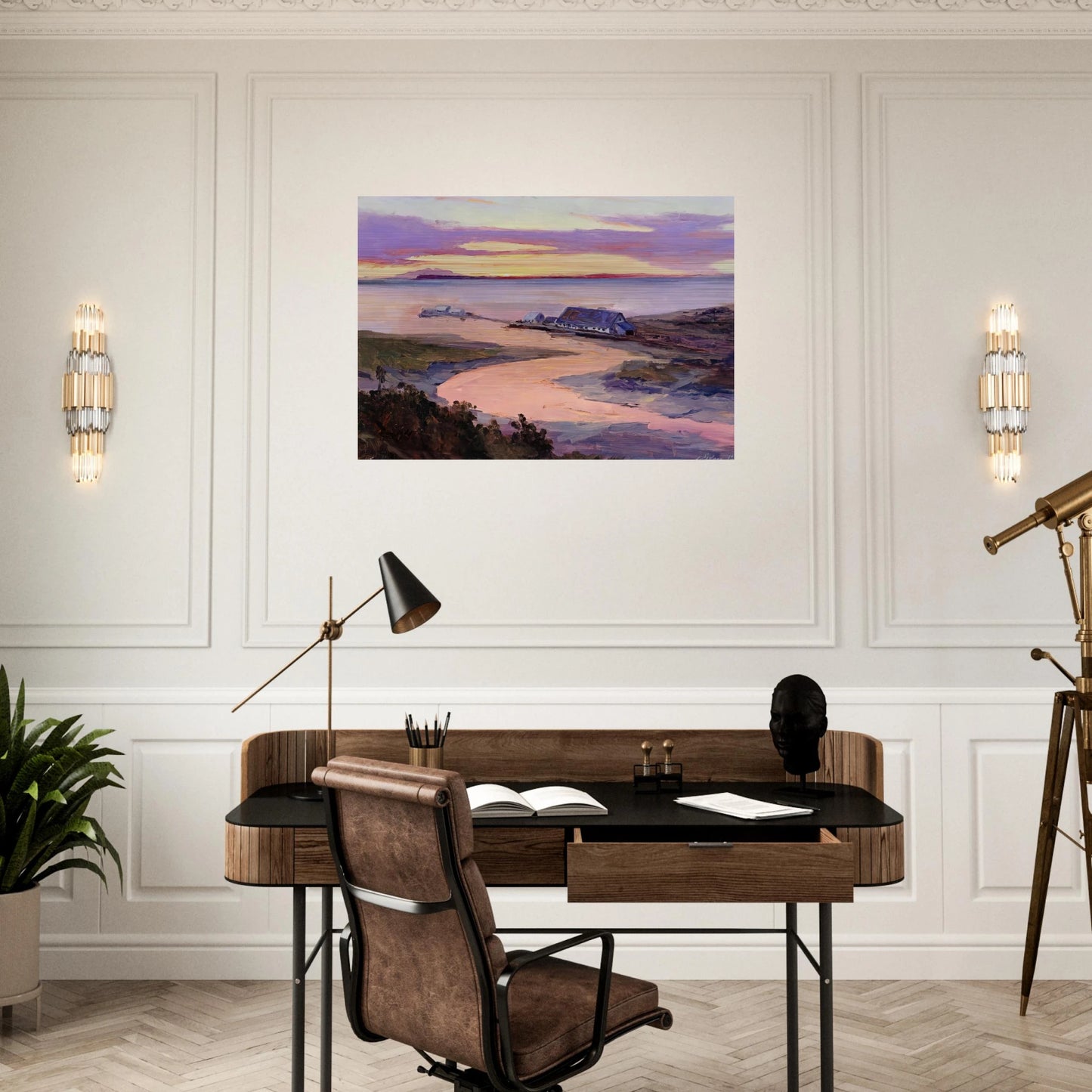 Emard Salmon Cannery - 1915 - Sydney Laurence Brushed Aluminum Print - 70x100 cm / 28x40 inches | Sydney Laurence Aluminum Print | Sydney Laurence Prints