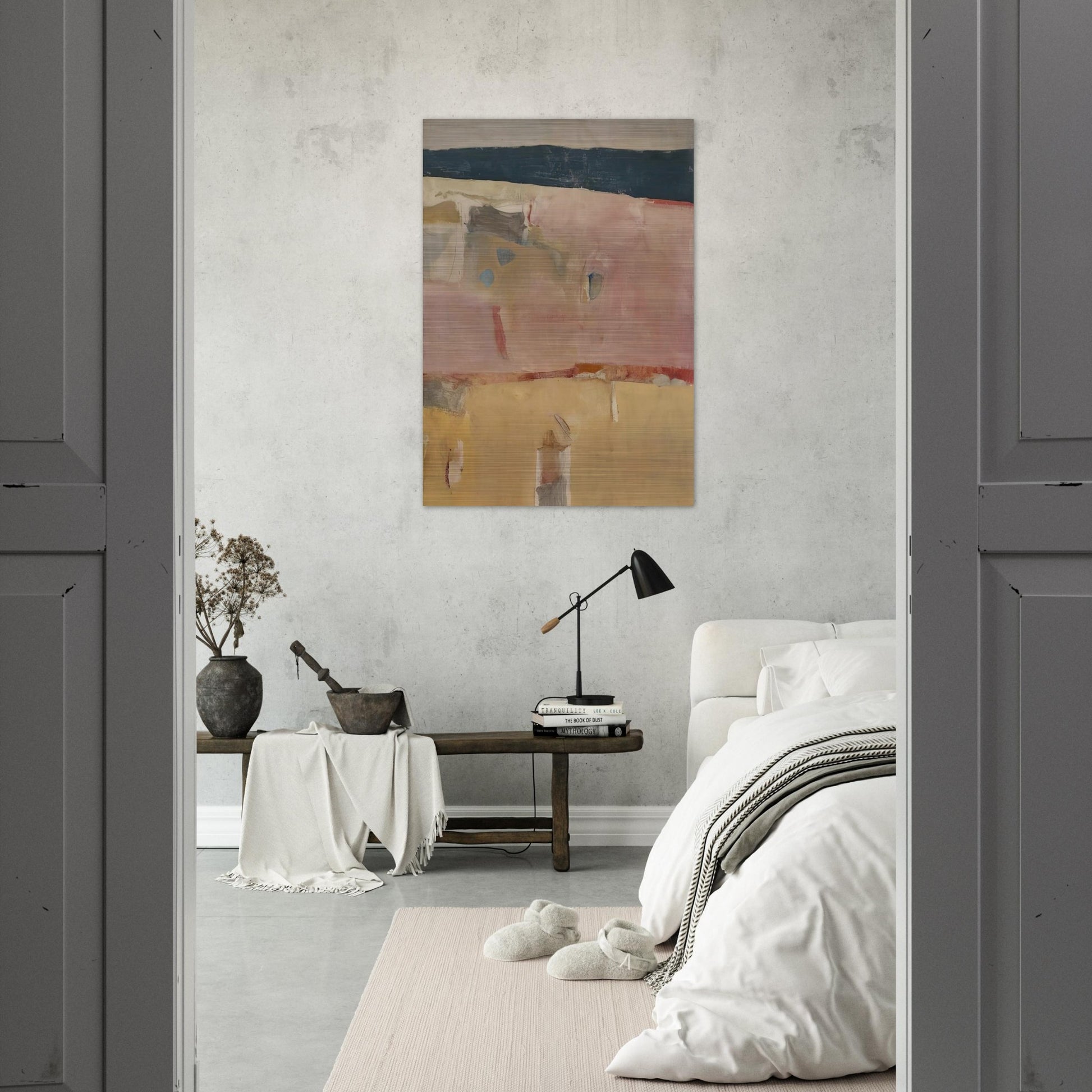 Albuquerque #11 - Richard Diebenkorn Brushed Aluminum Print - 70x100 cm / 28x40 inches | Richard Diebenkorn Aluminum Print | Richard Diebenkorn Prints