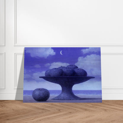 THE GREAT TABLE - Rene Magritte Brushed Aluminum Print - 70x100 cm / 28x40 inches | Rene Magritte Aluminum Print | Rene Magritte Prints