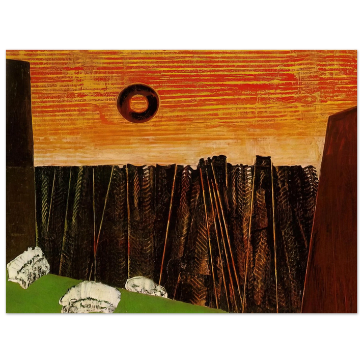 Max Ernst - Fishbone Forest  75x100 cm / 30x40inches Fine Art Poster