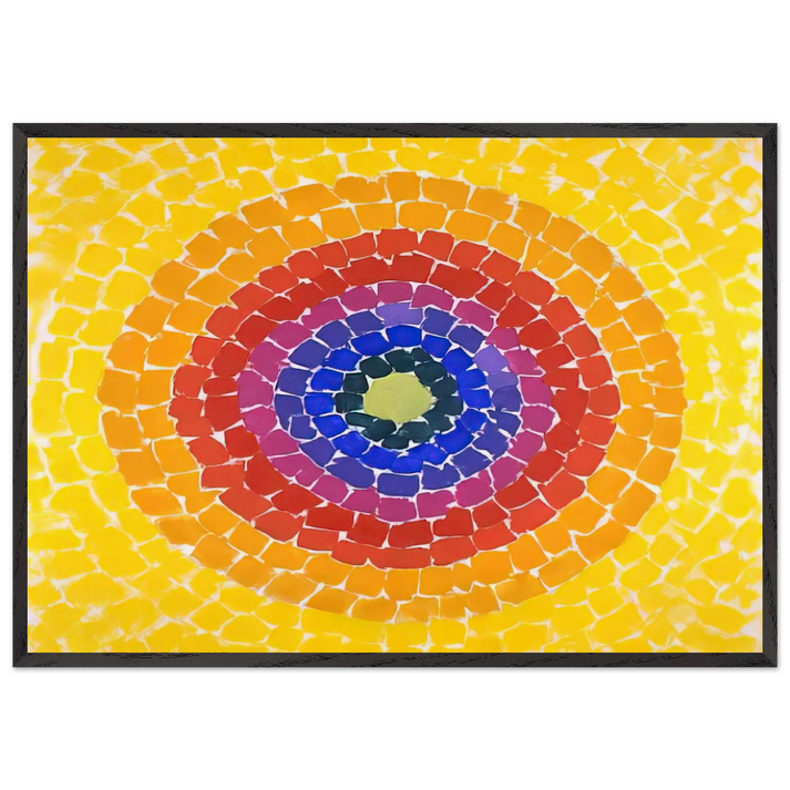 RESSURECTION 1966 - Alma Woodsey Thomas 70x100 cm / 28x40 inches Framed Art Print – Black Wooden Frame