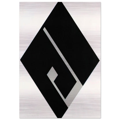 Untitled - 1984 - Bruno Munari Brushed Aluminum Print - 70x100 cm / 28x40 inches | Bruno Munari Aluminum Print | Bruno Munari Prints