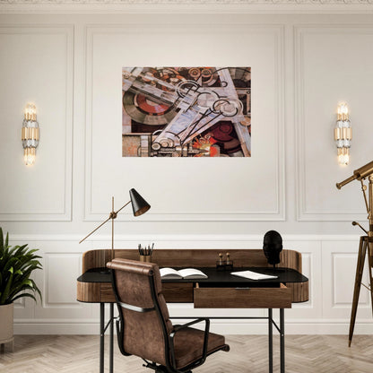 Drill - Frantisek Kupka Brushed Aluminum Print - 70x100 cm / 28x40 inches | Frantisek Kupka Aluminum Print | Frantisek Kupka Prints
