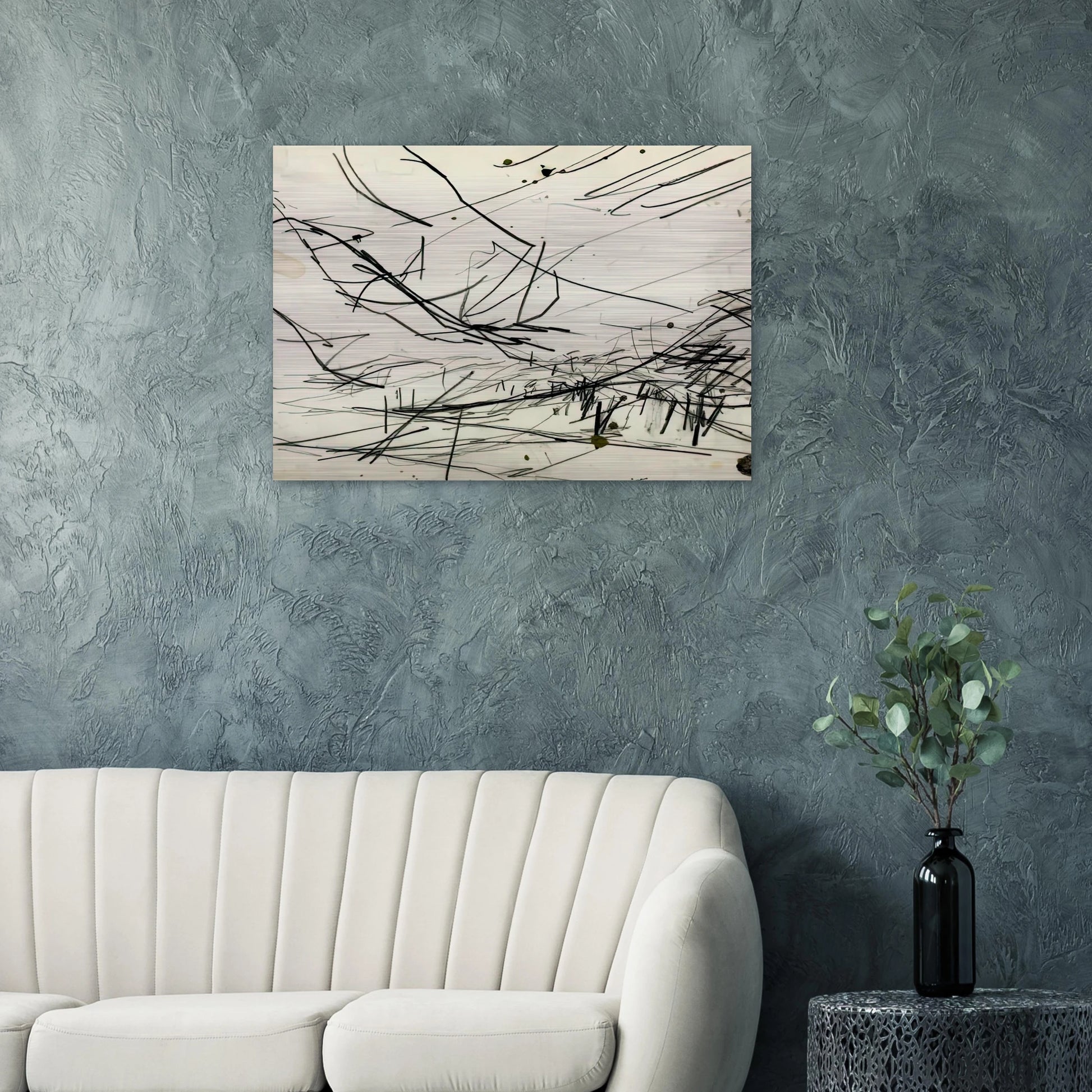 WORKING DRAWING FOR PRIMROSE HILL - Frank Auerbach Brushed Aluminum Print - 70x100 cm / 28x40 inches | Frank Auerbach Aluminum Print | Frank Auerbach Prints