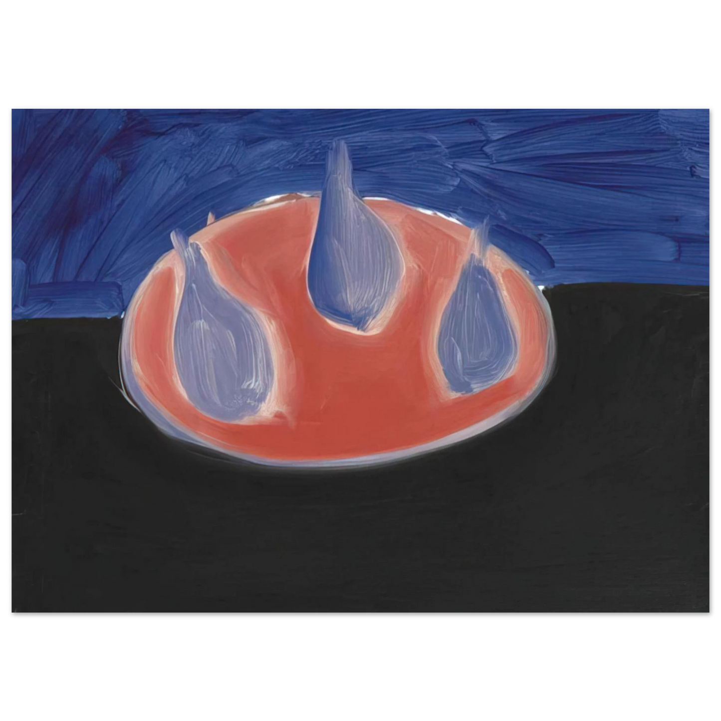 Nicolas de Stael - Poires sur une assiette rose - 1954 Fine Art Poster