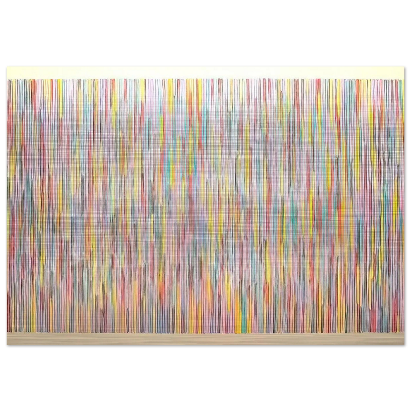 Fox Gate - 1982 - Gene Davis Brushed Aluminum Print - 70x100 cm / 28x40 inches | Gene Davis Aluminum Print | Gene Davis Prints
